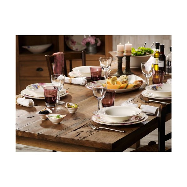 Biały porcelanowy talerz głęboki Villeroy & Boch New Cottage, ⌀ 23 cm-image-1