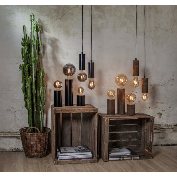 Żarówka filamentowa LED o ciepłej barwie z gwintem E27, 1 W Plain Amber – Star Trading-image-1