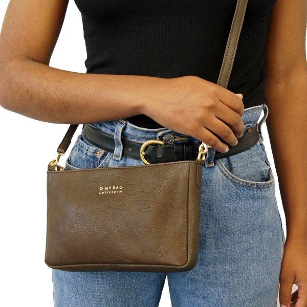 Skórzana torebka The Betsy Naked, zielona-image-3