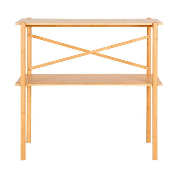 Bambusowa konsola w naturalnym kolorze 32x83 cm Manaus – House Nordic