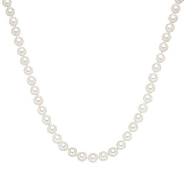 Perłowy naszyjnik Muschel, białe perły 8 mm, długość 60 cm
