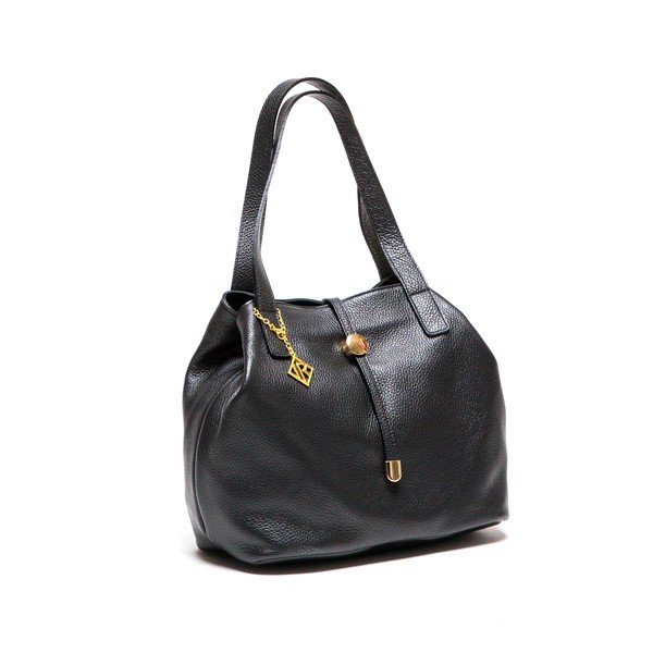 Skórzana torebka Tote 1116 Nero-image-2
