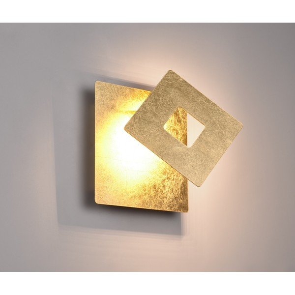 Kinkiet LED w kolorze złota Leano – Trio-image-1