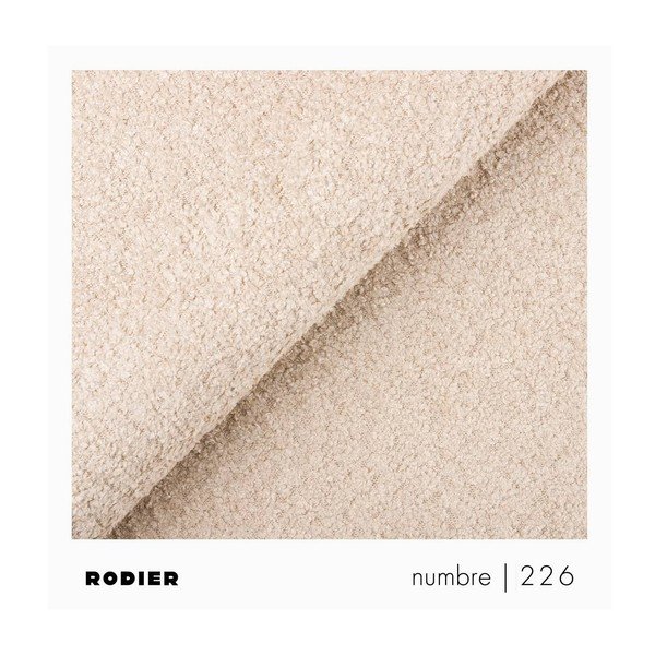 Beżowy podnóżek z materiału bouclé Rene – Rodier-image-4