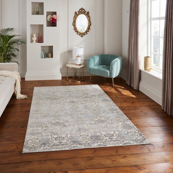 Szaro-kremowy dywan 160x235 cm Imperial Grey – Think Rugs-image-1
