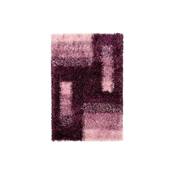 Dywan ręcznie tkany Lavella, 70x140 cm, fioletowy