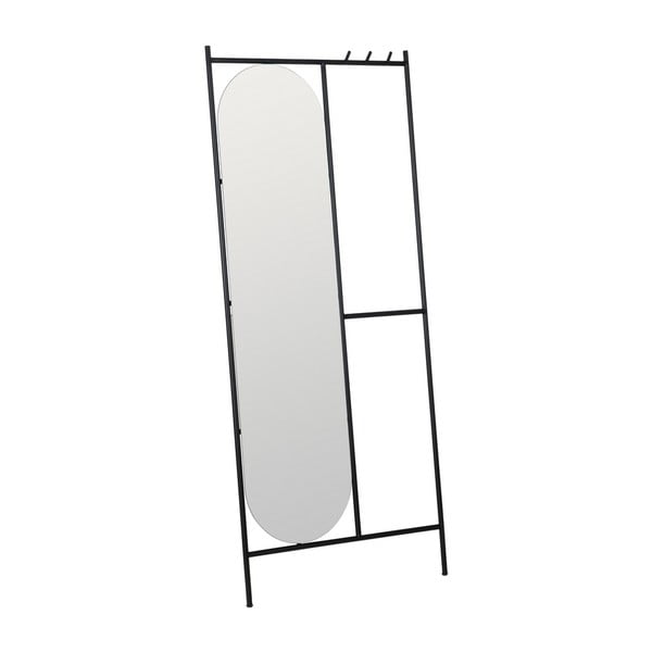 Lustro ścienne z wieszakiem 70x160,5 cm – Ixia-image-2