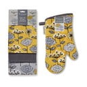 Zestaw ścierek i rękawicy kuchennej 4 szt. Retro Meadow – Cooksmart ®