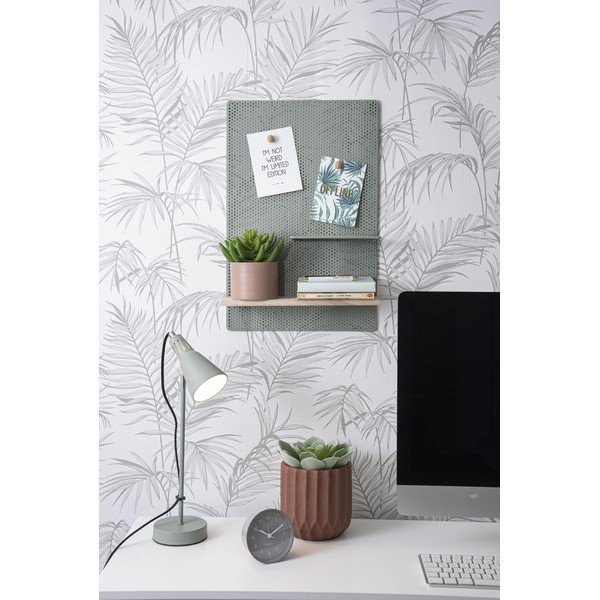 Szarozielona lampa stołowa Leitmotiv Mini Cone, ø 16 cm-image-4