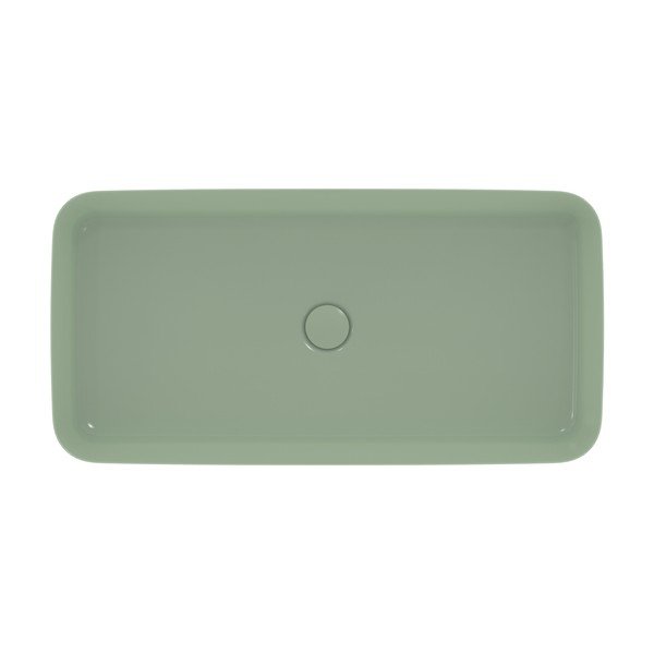 Zielona ceramiczna umywalka 80x40 cm Ipalyss – Ideal Standard-image-2
