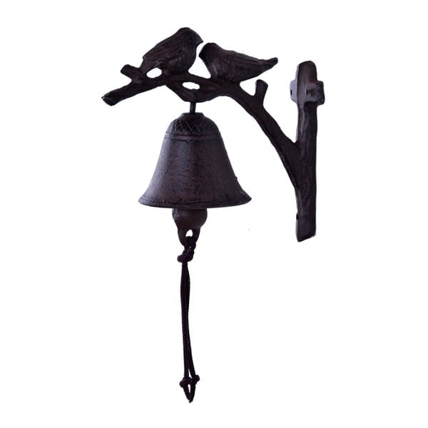 Żeliwny dzwonek na wsporniku z ptaszkiem Ego Dekor