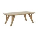 Stolik z litego drewna mango w naturalnym kolorze 65x120 cm Quenza – Light & Living
