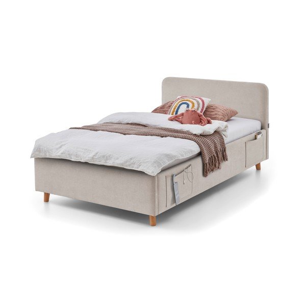 Beżowe łóżko dziecięce bez stelaża 140x200 cm Cosy – Meise Möbel-image-4