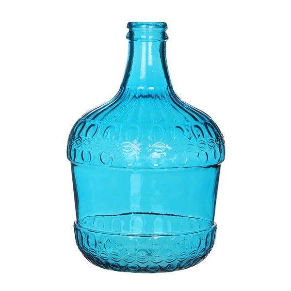 Niebieski wazon szklany Mica Diego, 40x27 cm