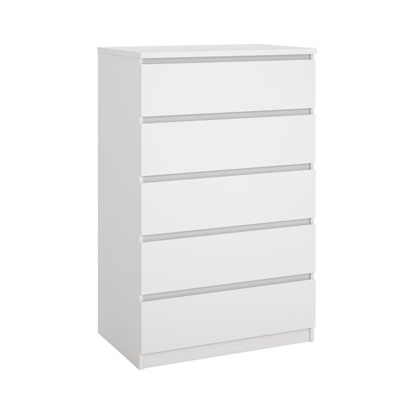 Biała komoda 77x121x50 cm Naia – Tvilum