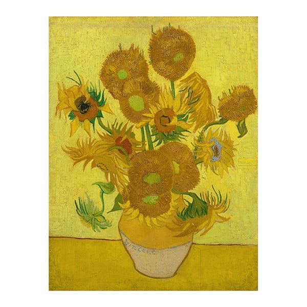 Reprodukcja obrazu Vincenta van Gogha - Sunflowers, 40x30 cm