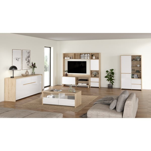 Biało-naturalny stolik 60x120 cm Next – Tvilum-image-3