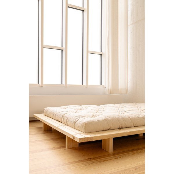 Czarny materac Karup Design Double Latex Black, 140x200 cm-image-3