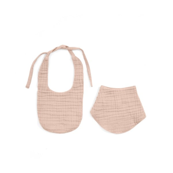 Różowe śliniaki muślinowe zestaw 2 szt. Prune – Kave Home