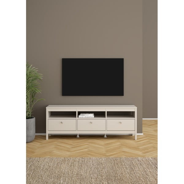 Szarobeżowa szafka pod TV 151x54x38 cm Madrid – Tvilum-image-1