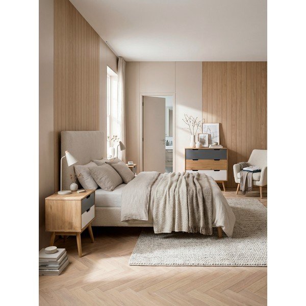 Komoda z litego drewna sosnowego Marckeric Cusco, szer. 80 cm-image-1