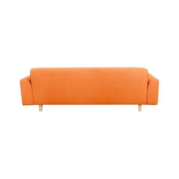 Pomarańczowa sofa 3-osobowa Kooko Home Jazz-image-3