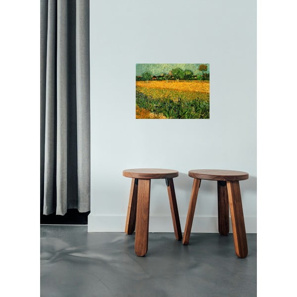 Reprodukcja obrazu Vincenta van Gogha – View of arles with irises in the foreground, 40x30 cm-image-1