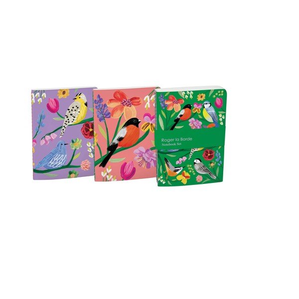 Notesy w formacie A6 64 str. 3 szt. Birdhaven – Roger la Borde