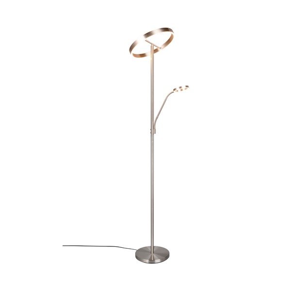Lampa stojąca LED w kolorze srebra (wysokość 180 cm) Willis – Trio-image-3