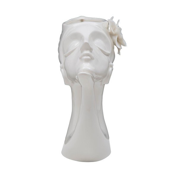 Biały porcelanowy wazon Mauro Ferretti Thinking Woman-image-2