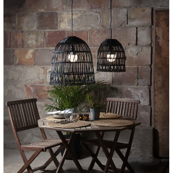 Czarny abażur ø 48 cm Knute – Star Trading-image-3