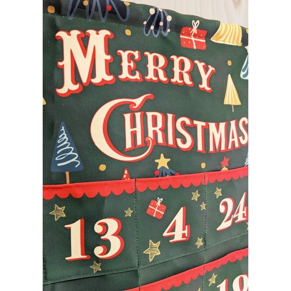 Bawełniany wiszący kalendarz adwentowy eleanor stuart, 52x88 cm-image-2