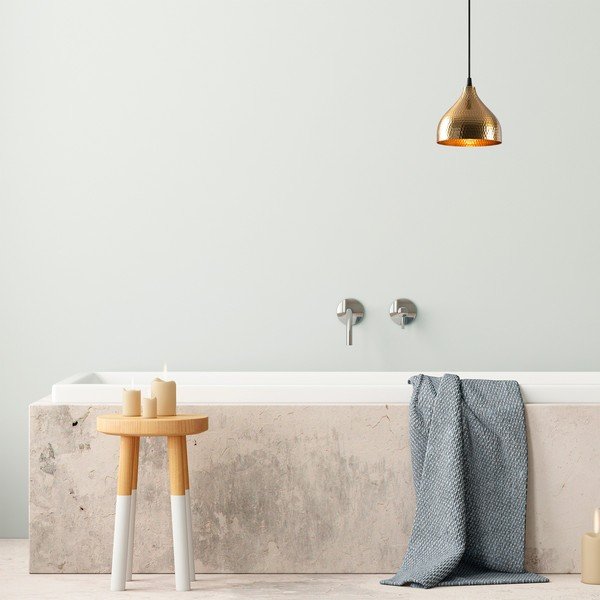 Lampa wisząca w kolorze złota z metalowym kloszem ø 18 cm Tattoo – Opviq lights-image-1