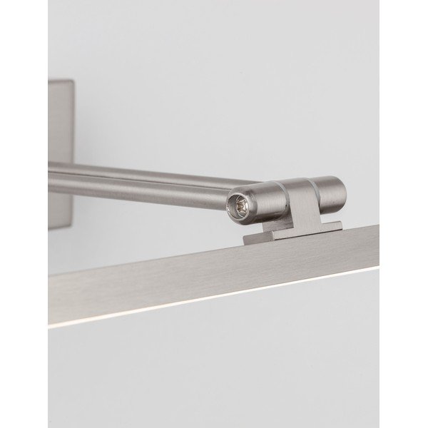 Aluminiowy kinkiet LED z elastyczną konstrukcją w kolorze srebra Marnell – Nova Luce-image-4