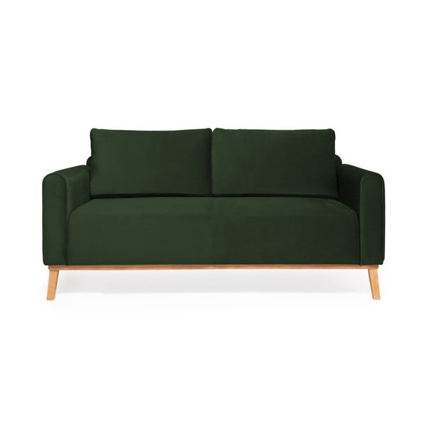 Ciemnozielona sofa Vivonita Milton Trend, 188 cm