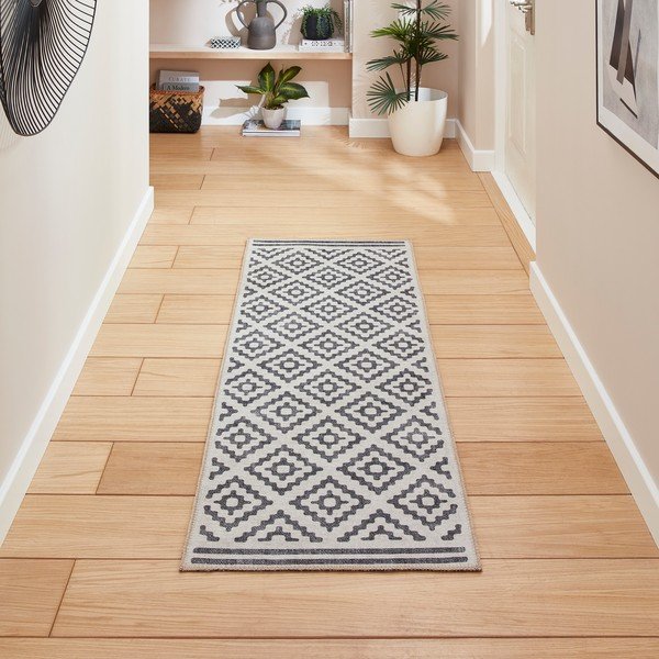 Szary chodnik odpowiedni do prania 76x230 cm Coral Grey – Think Rugs-image-1