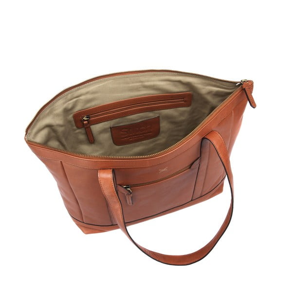 Damska torebka skórzana Ruby Toffee-image-4