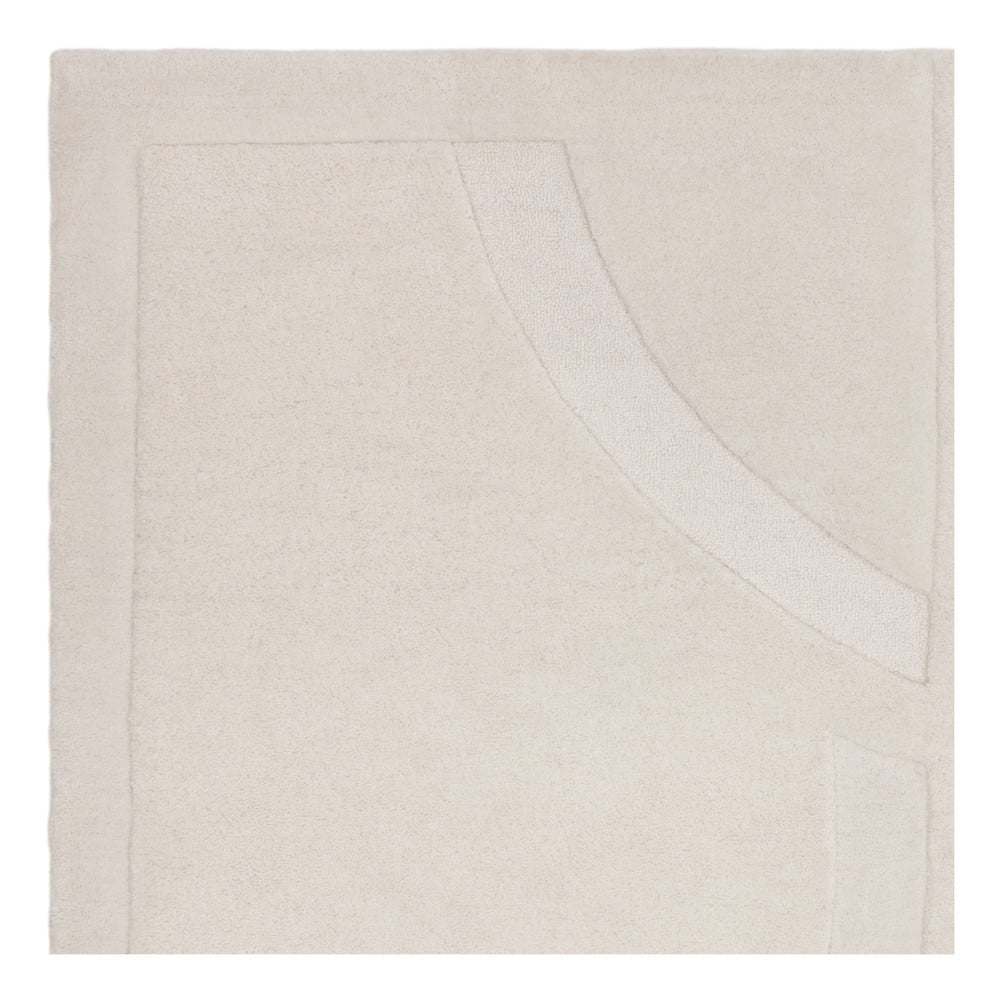 Biały dywan wełniany 200x290 cm Olsen – Asiatic Carpets (zdjęcie 5)