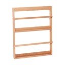 Wielopoziomowa/na zdjęcia półka z litego drewna dębowego w naturalnym kolorze 74 cm Display – Hübsch