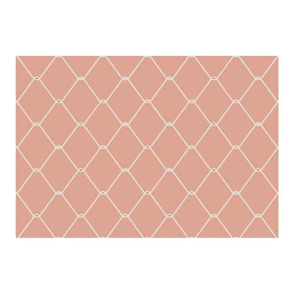 Różowa wycieraczka/dywaniki/mata Zerbelli Misma, 75x52 cm