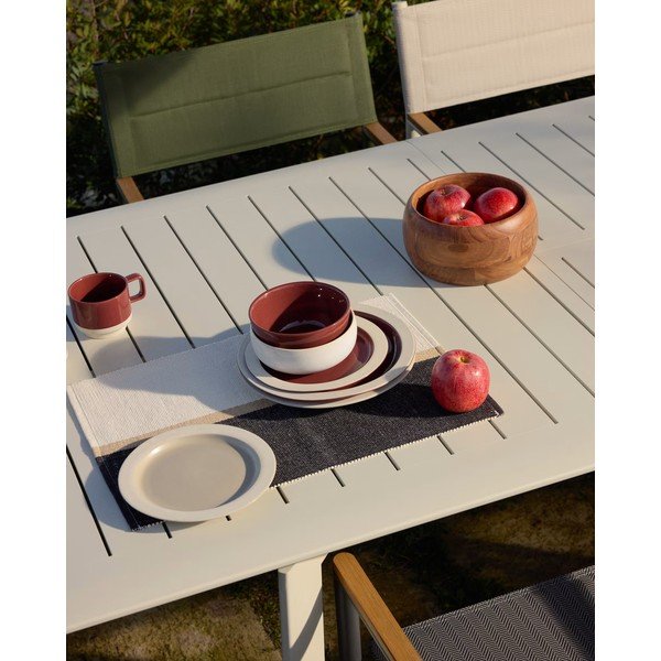 Bordowa ceramiczna miska Doren – Kave Home-image-1