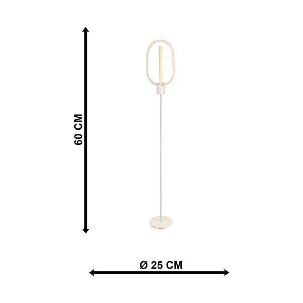 Biała lampa stojąca LED (wysokość 132 cm) Goktug – Squid Lighting-image-4