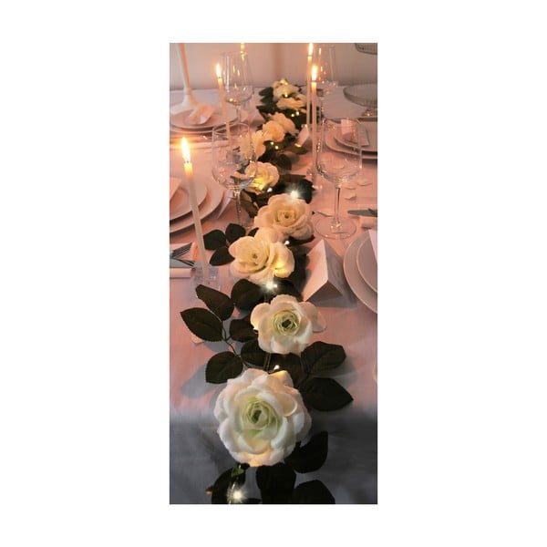 Girlanda ślubna z lampkami LED Roses, 3,6 m