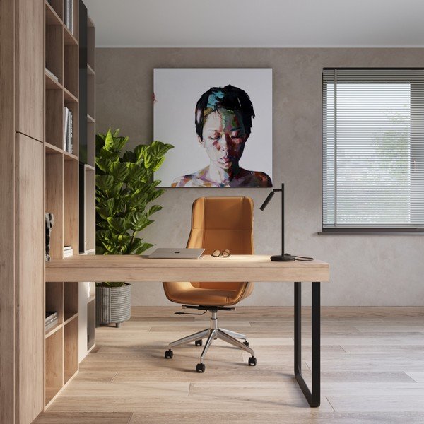 Czarna lampa stołowa (wysokość 43 cm) Fideus – Sollux-image-2