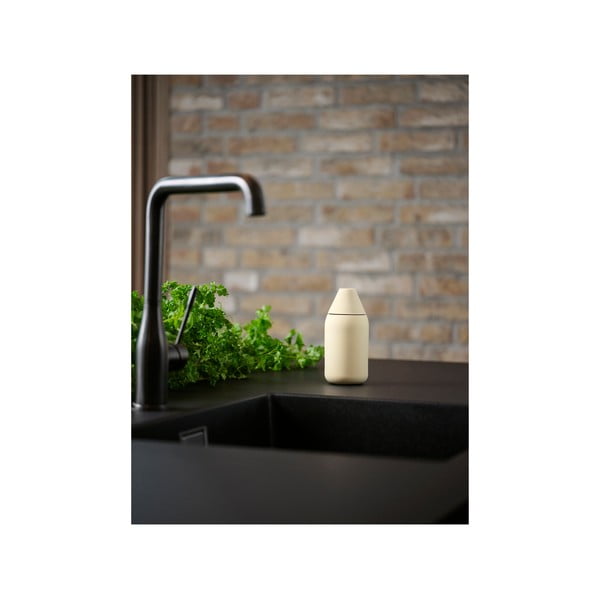 Jasnożółty silikonowy dozownik do mydła 300 ml Singles – Zone-image-1