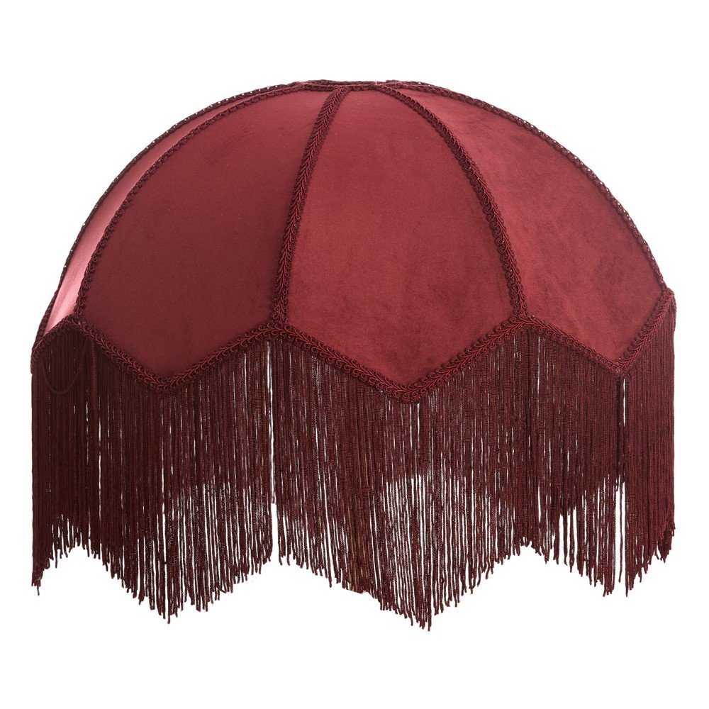Bordowy abażur ø 45 cm Malacia – Light & Living