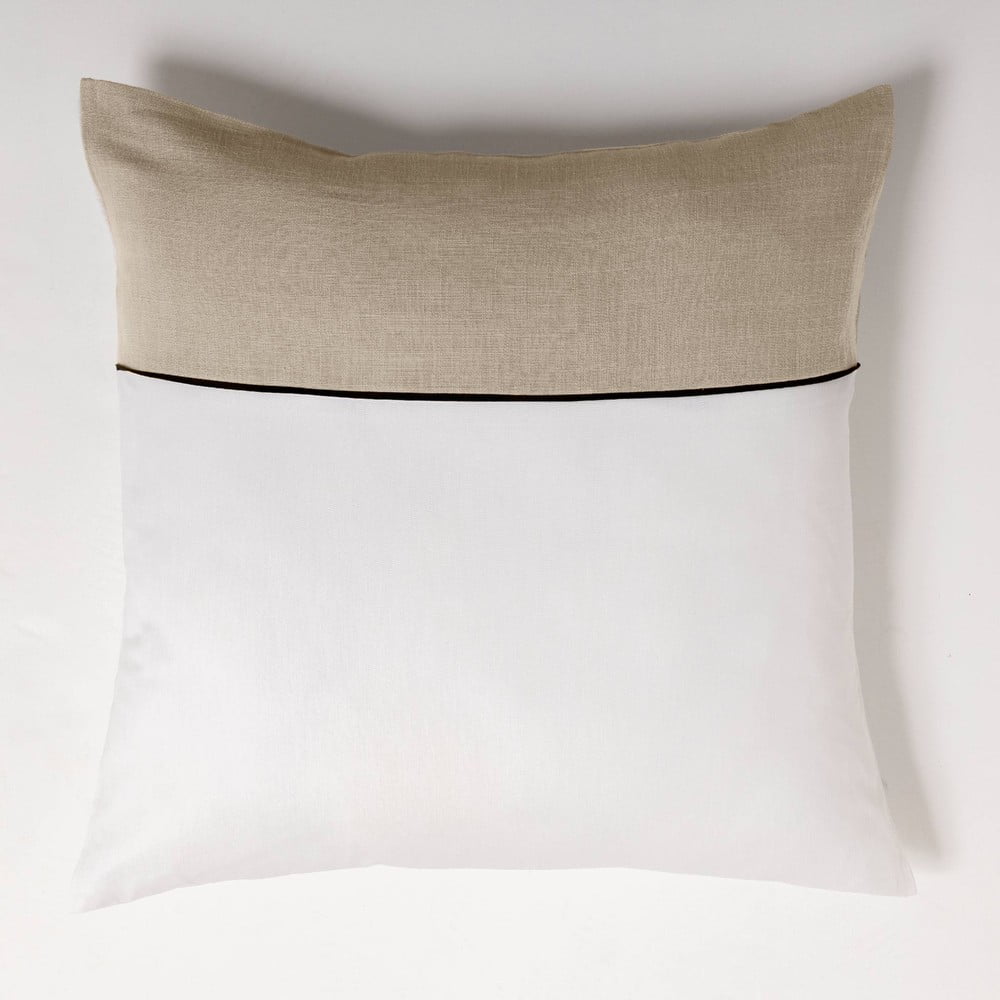 Biało-beżowa bawełniana pościel dwuosobowa 240x220 cm Gabrielle – douceur d'intérieur (zdjęcie 4)
