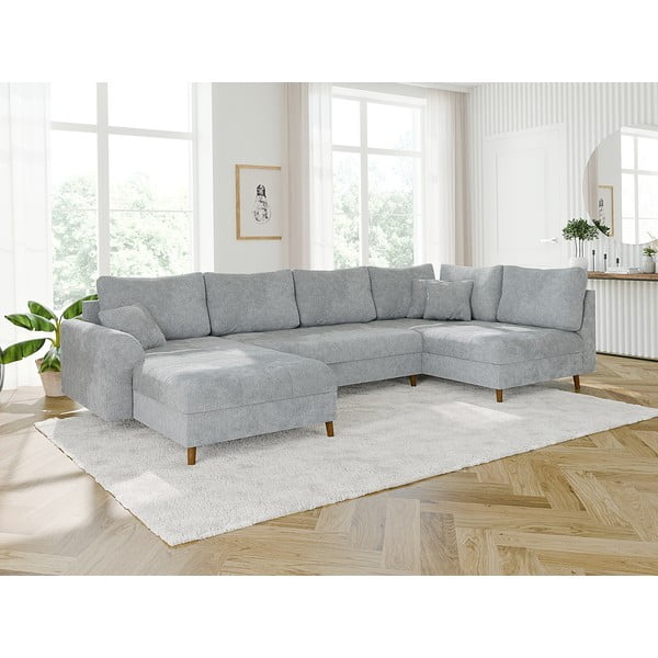 Jasnoszary narożnik (lewostronny/w kształcie litery U) Ariella – Ropez-image-3