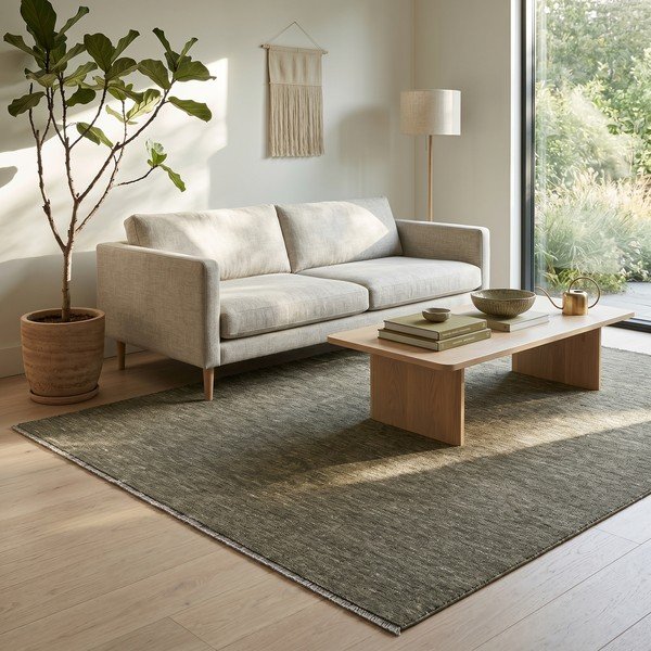 Ciemnozielony dywan 160x230 cm Puro – ESTE-image-2