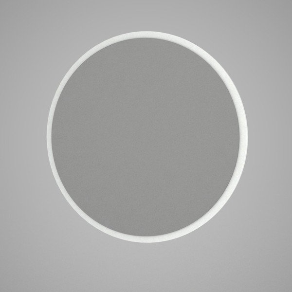 Okrągłe lustro ścienne w białej ramie Glob, ⌀ 59 cm-image-2